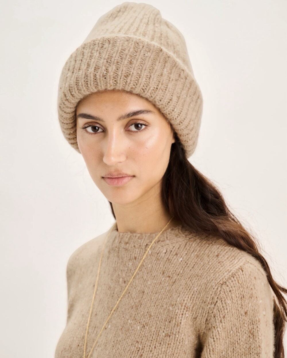 Suzie Kondi Baba Beanie in Luxtweed Cashmere Sample 2025 NWT